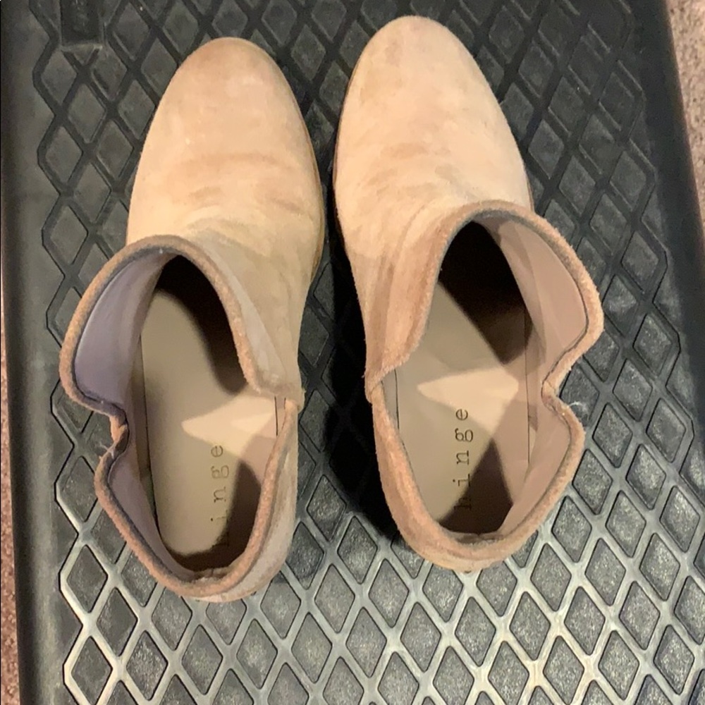 Suede booties